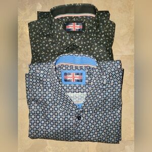 Soul of London mens long sleeved dress shirts size 17 1/2 XL